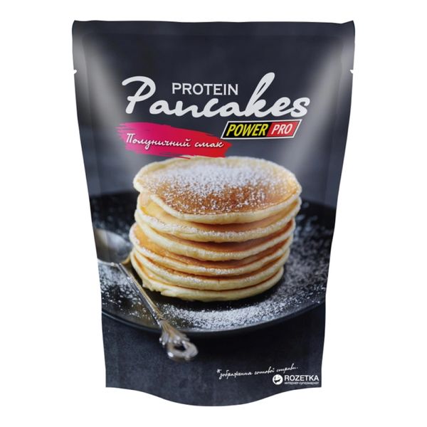 Суміш протеїнова для панкейків Power Pro Protein Pancakes 600 г Strawberry 2022-10-2425 фото