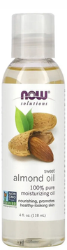 Масло миндаля Now Foods Almond Oil Pure 118 мл 100-91-7726075-20 фото