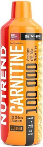 Л-Карнітин рідкий NUTREND CARNITINE 100000 1000 мл Sour cherry 102952 фото