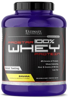 Протеин Ultimate Nutrition Prostar Whey 5.28lb 2390 г Banana 2022-10-0864 фото