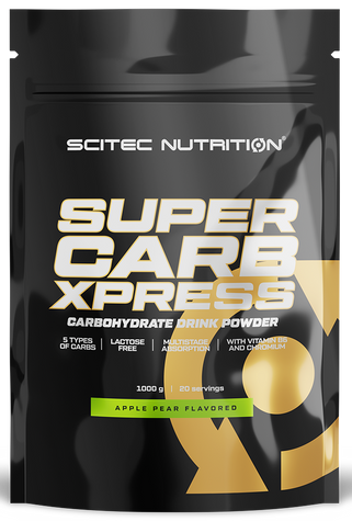 Енергетик Scitec Nutrition Super Carb Xpress 1000 г Малиновий чай 5999100022973 фото