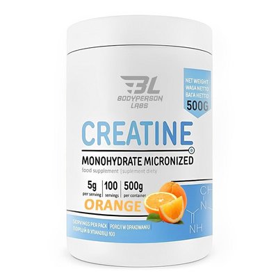 Креатин моногідрат Bodyperson Labs Creatine monohydrate 500 г Orange 2022-10-2820 фото