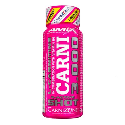 Amix L-Carnitine Carni Shot 3000 60 мл Lemon 818137 фото