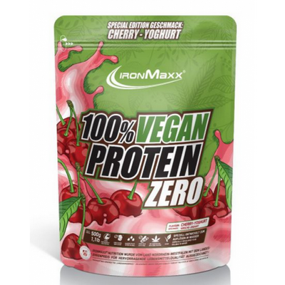 Протеїн IronMaxx Vegan Protein 500 г Вишневий йогурт 816787 фото