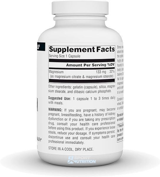 Магнію цитрат Source Naturals Magnesium Citrate 113 мг 90 капсул 2022-10-1451 фото
