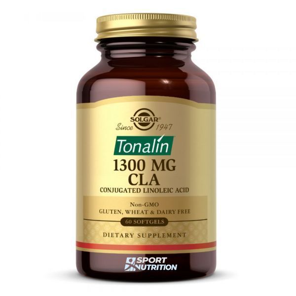 Кон'югована лінолева кислота Solgar Tonalin CLA 1300 мг 60 капсул  11669-01 фото