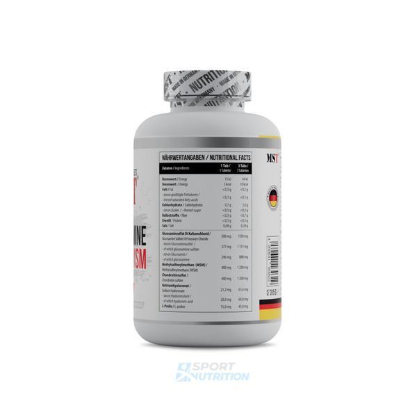 Засіб для суглобів MST Glucosamine Chondroitin MSM + Hyaluronic Acid + L-Proline 180 таблеток 22994-01 фото