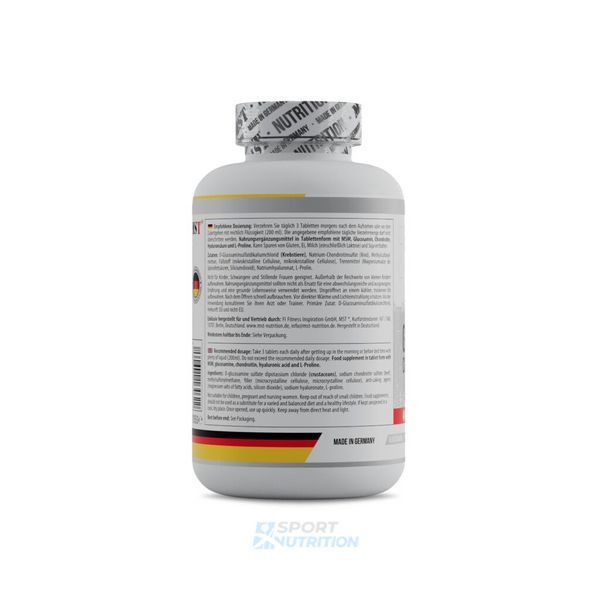 Засіб для суглобів MST Glucosamine Chondroitin MSM + Hyaluronic Acid + L-Proline 180 таблеток 22994-01 фото