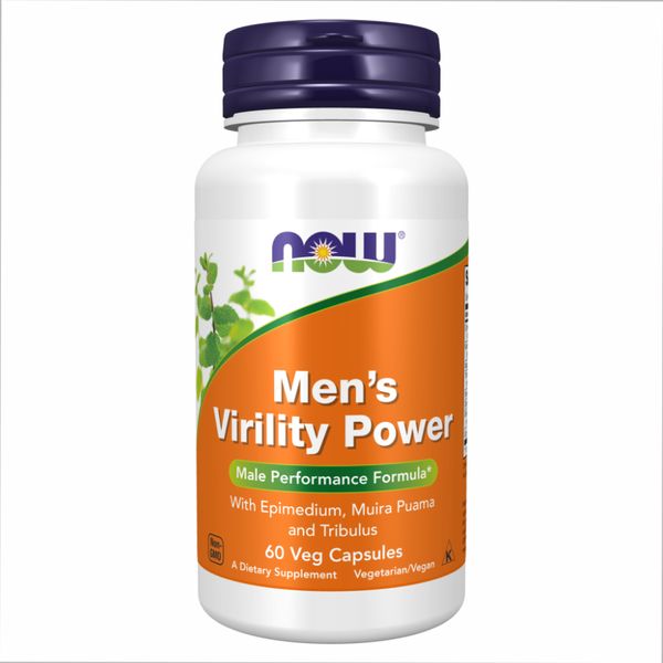Підтримка чоловічого здоров'я NOW Foods Men's Virility Power 60 капсул 2022-10-0982 фото