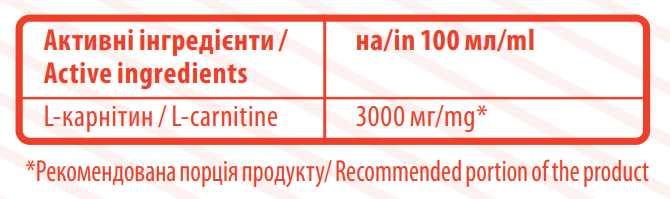 Sporter L-Carnitine Shot 3000 100 мл Cherry-grapefruit 821497 фото
