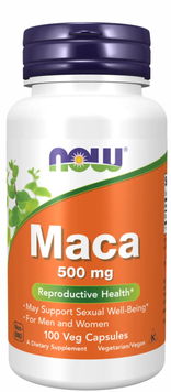 Мака перуанська Now Foods Maca 500 мг 100 капсул 100-99-8093275-20 фото