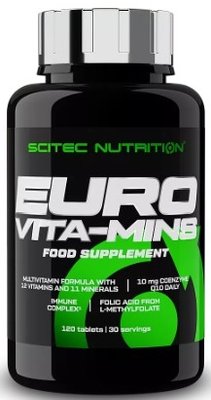 Scitec Nutrition Euro Vita-Mins 120 таблеток 728633108831 фото