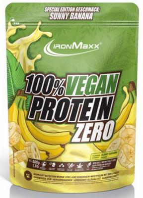 Протеїн IronMaxx Vegan Protein 500 г Банан 816786 фото