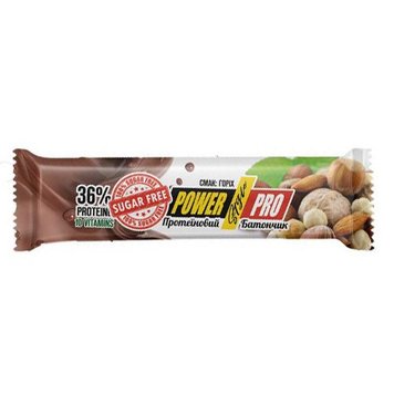 Протеїновий батончик Power Pro Sugar Free 32% 60 г Chocolate-nut 814985 фото