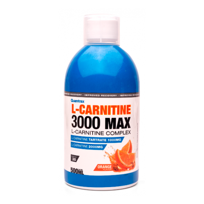 Жиросжигатель Quamtrax L-Carnitine 3000 MAX 500 мл Orange 820536 фото