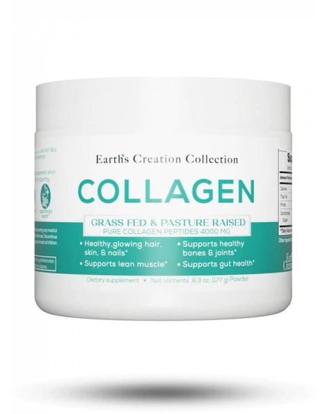 Earths Creation Collagen Hydrolyzed + Hyal Acid 4000 мг 177 г 817446 фото