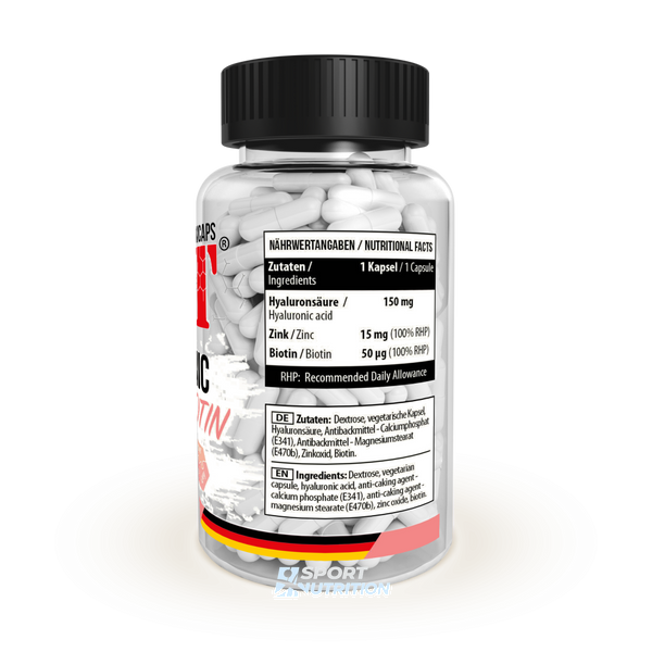 Гіалуронова кислота з біотином і цинком MST Nutrition Hyaluronic Acid Biotin Zink 90 капсул 18071-01 фото