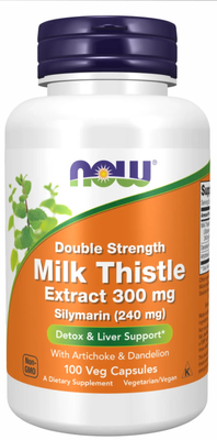 Now Foods Silymarin Milk Thistle Extract 300 мг 100 капсул 2022-10-0713 фото