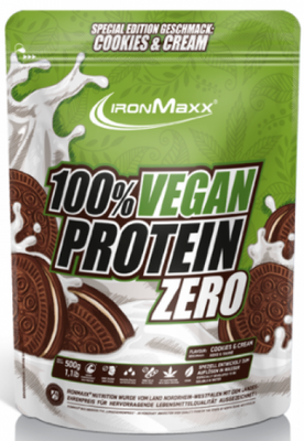 Протеїн IronMaxx Vegan Protein 500 г Печиво з кремом 818026 фото