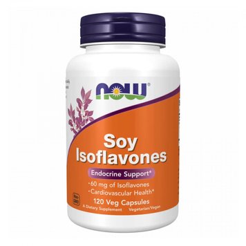 Изофлавоны сои Now Foods Soy Isoflavones 150 мг 120 капсул 2022-10-1322 фото