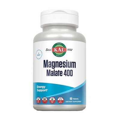 KAL Magnesium Malate 400 мг 90 таблеток 2022-10-2443 фото