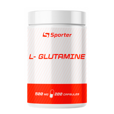 Sporter L-Glutamine 500 мг 200 капсул 820926 фото