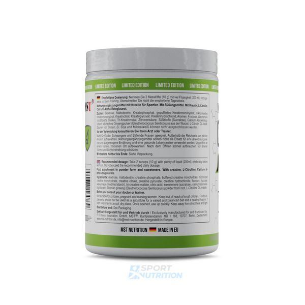 Креатин MST Nutrition Creatine Kick 1000 г Green apple 22011-02 фото