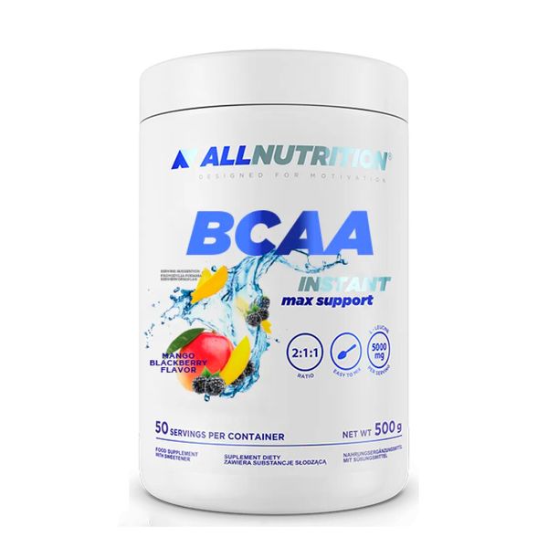 AllNutrition BCAA Max Support Instant 500 г Mango Blackberry 100-47-6345631-20 фото