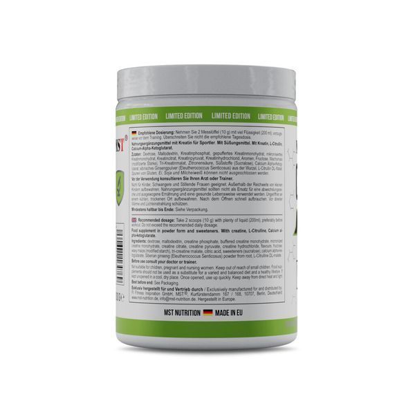 Креатин MST Nutrition Creatine Kick 1000 г Green apple 22011-02 фото