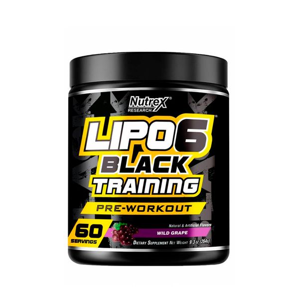 Передтренувальний комплекс Nutrex Lipo-6 Black Training 264 г Wild Grape  2022-09-9951 фото