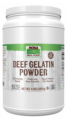 Now Foods Beef Gelatin Powder 1814 г 2022-10-1369 фото