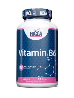 Витамины Haya Labs Vitamin B6 25 мг 90 таблеток 820253 фото