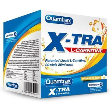 Жироспалювач Quamtrax XTRA L-Carnitine 20 флаконів Orange 815983 фото
