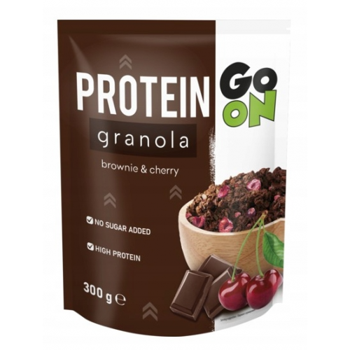 Гранола Go On Protein Granola 300 г Брауні-вишня 820276 фото