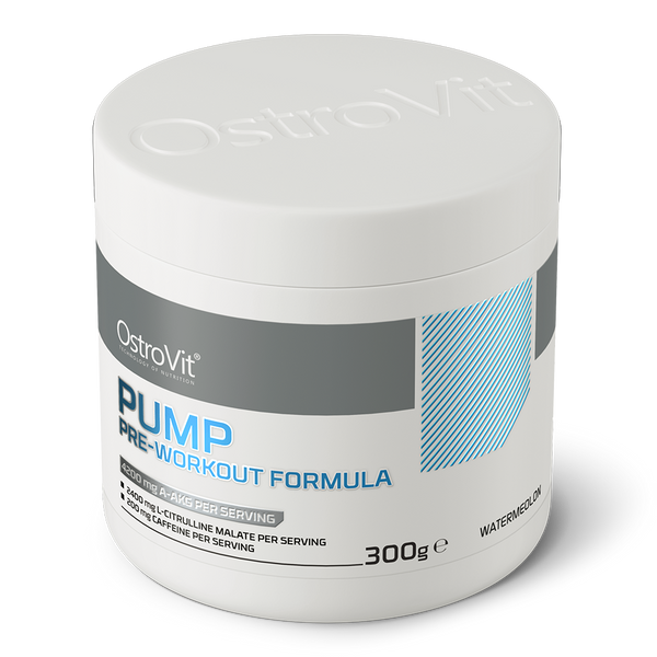 Передтренувальний комплекс OstroVit PUMP Pre-Workout Formula 300 г Watermelon 821997 фото