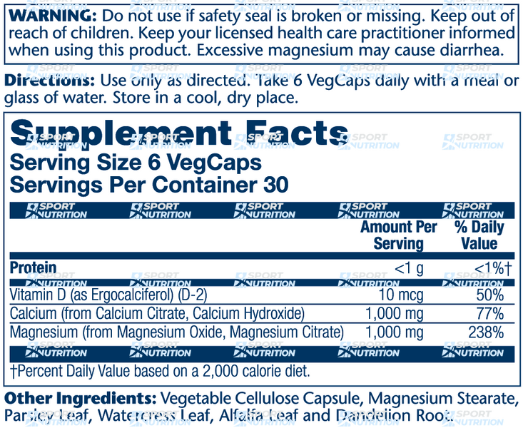 Cal-Mag Citrate (180 vcaps) 22522-01 фото