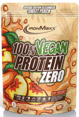 Протеин IronMaxx Vegan Protein 500 г Персик 818302 фото