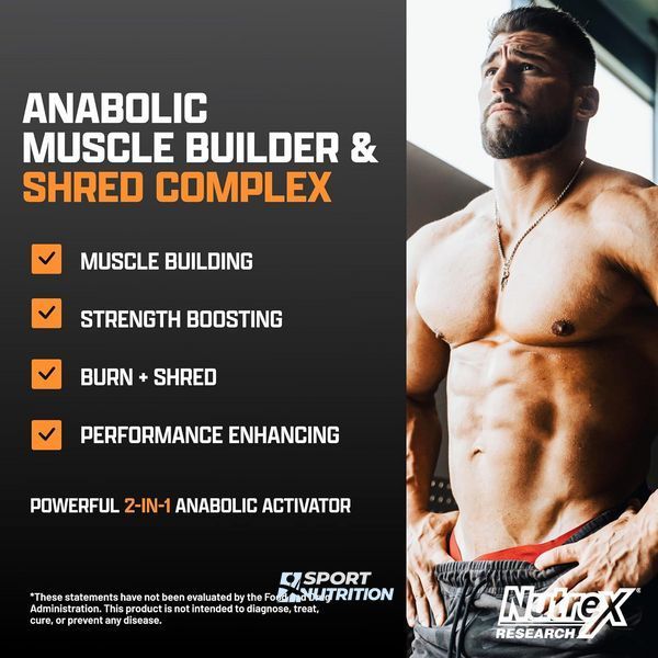 Тестобустер Nutrex Anabol Ripped 60 капсул 2023-10-3311 фото