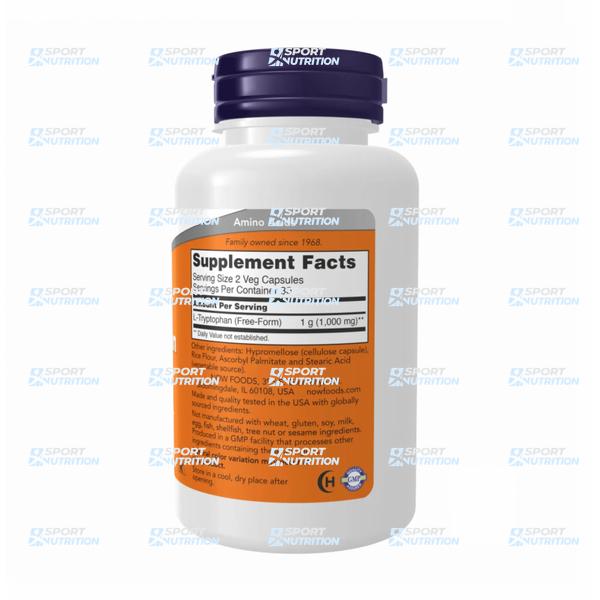 L-Tryptophan 1000 mg (60 tabs) 11593-01 фото