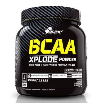 Olimp Nutrition BCAA XPLODE 500г Клубника 103132 фото