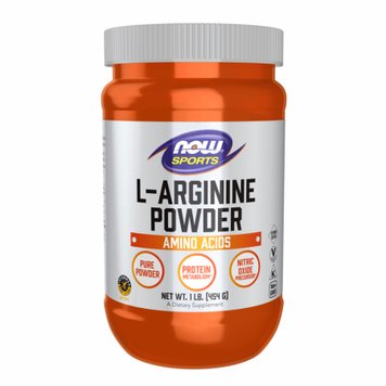 Аргинин NOW Foods L-Arginine Powder 454 г 2022-10-2309 фото