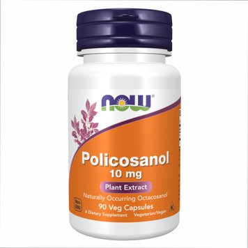 Полікозанол Now Foods Policosanol 10 мг 90 капсул 100-71-3449725-20 фото