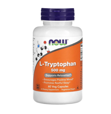 L-Tryptophan 500 mg (60 veg caps) 07385-01 фото