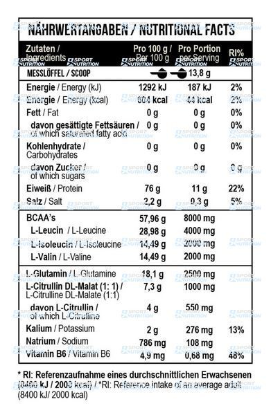 MST Nutrition BCAA Essential Professional 414 г Mango 22015-02 фото