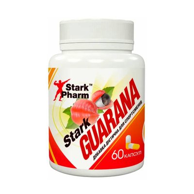 Єнергентик Stark Pharm Guarana 300 мг 60 капсул 100-92-9212135-20 фото