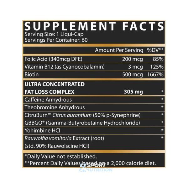 Жироспалювач Nutrex Lipo-6 Hers Ultra Concentrate 60 капсул 2022-10-1753 фото