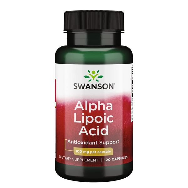 Альфа-ліпоєва кислота Swanson Alpha Lipoic Acid 100 мг 120 капсул 100-76-7937499-20 фото