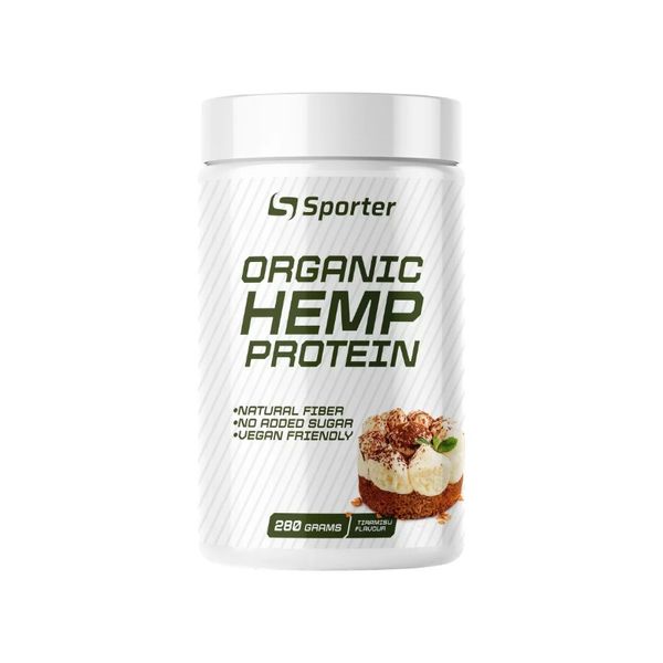 Протеин конопляный Sporter Organic Hemp Protein 300 г Tiramisu 818316 фото