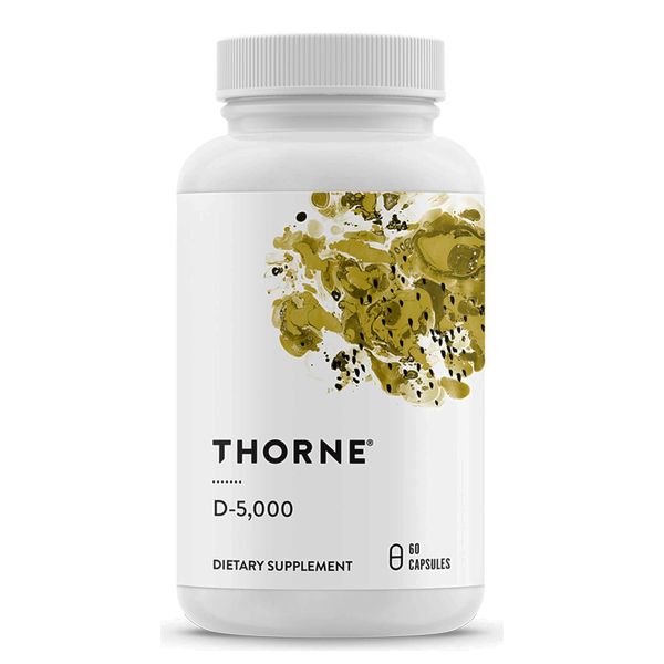 Витамин Д3 Thorne Vitamin D3 5000 МЕ 60 капсул 2023-10-3060 фото