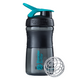 Шейкер Blender Bottle SportMixer с шариком 590 мл Black/Teal 107728 фото